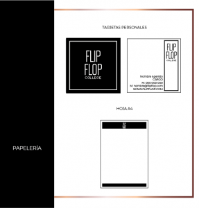 Manual de marca Flip Flop College