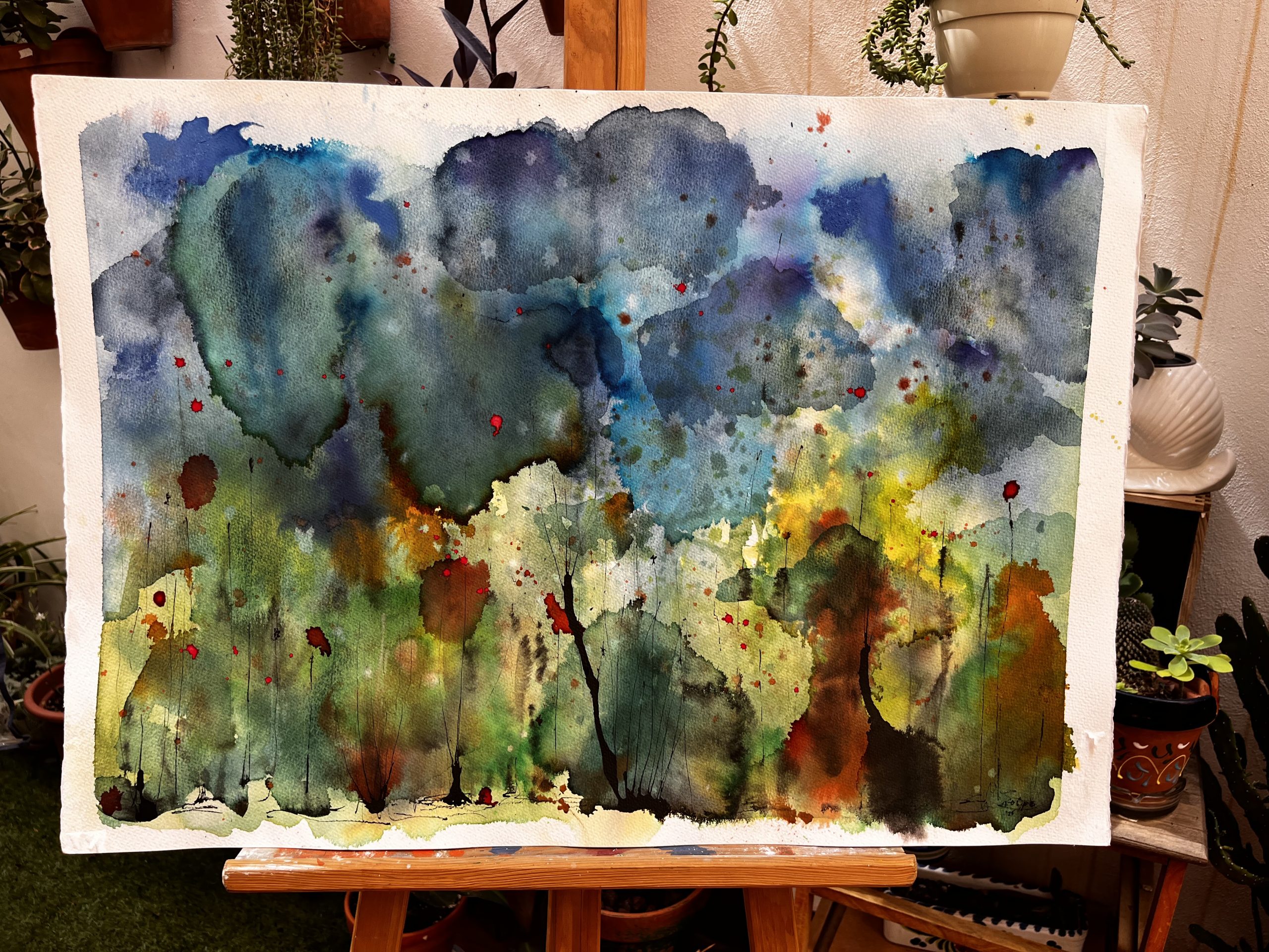 Paisaje abstracto Obra original · 75 × 40 cm - Imagen 5