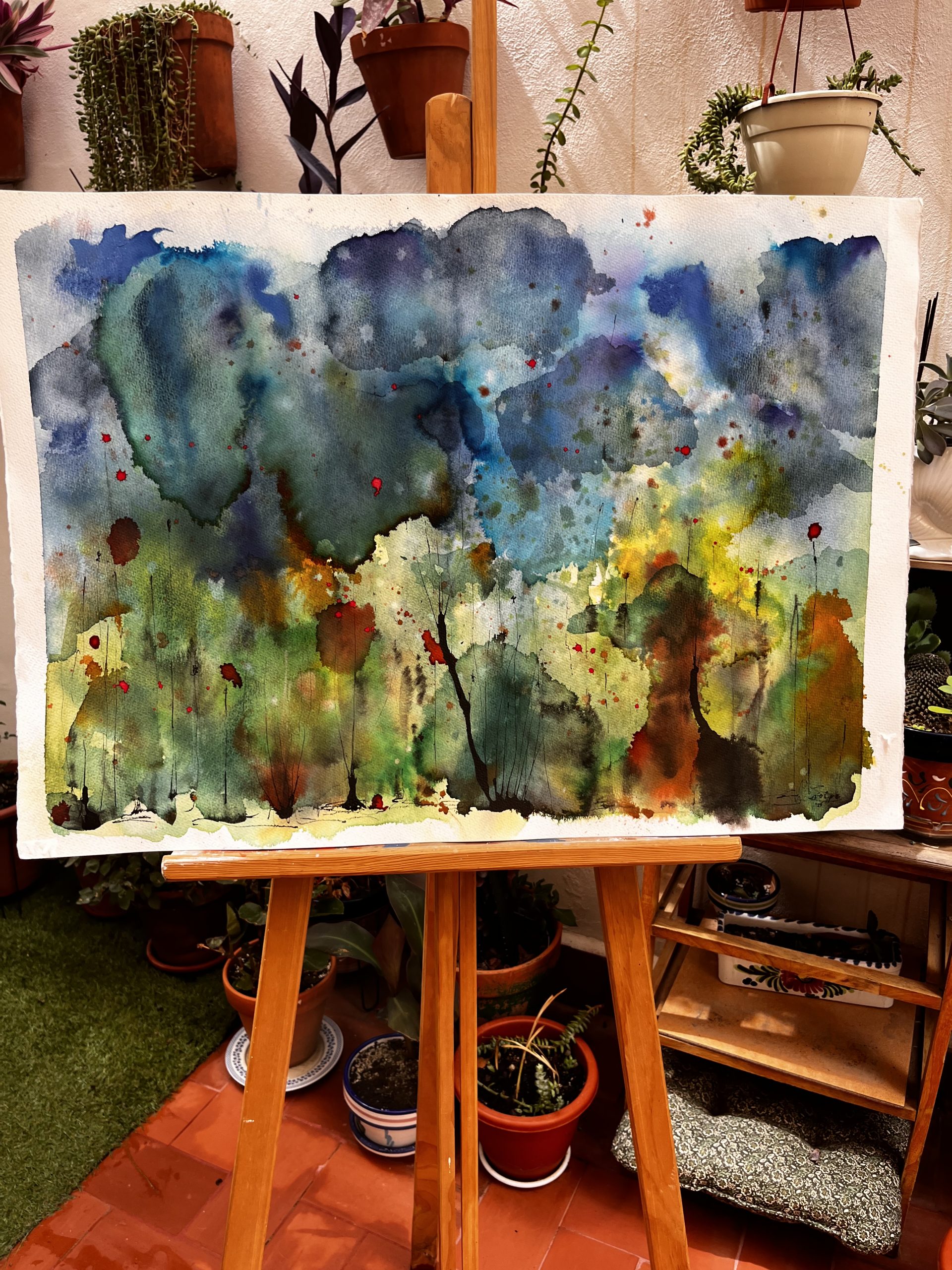 Paisaje abstracto Obra original · 75 × 40 cm - Imagen 6