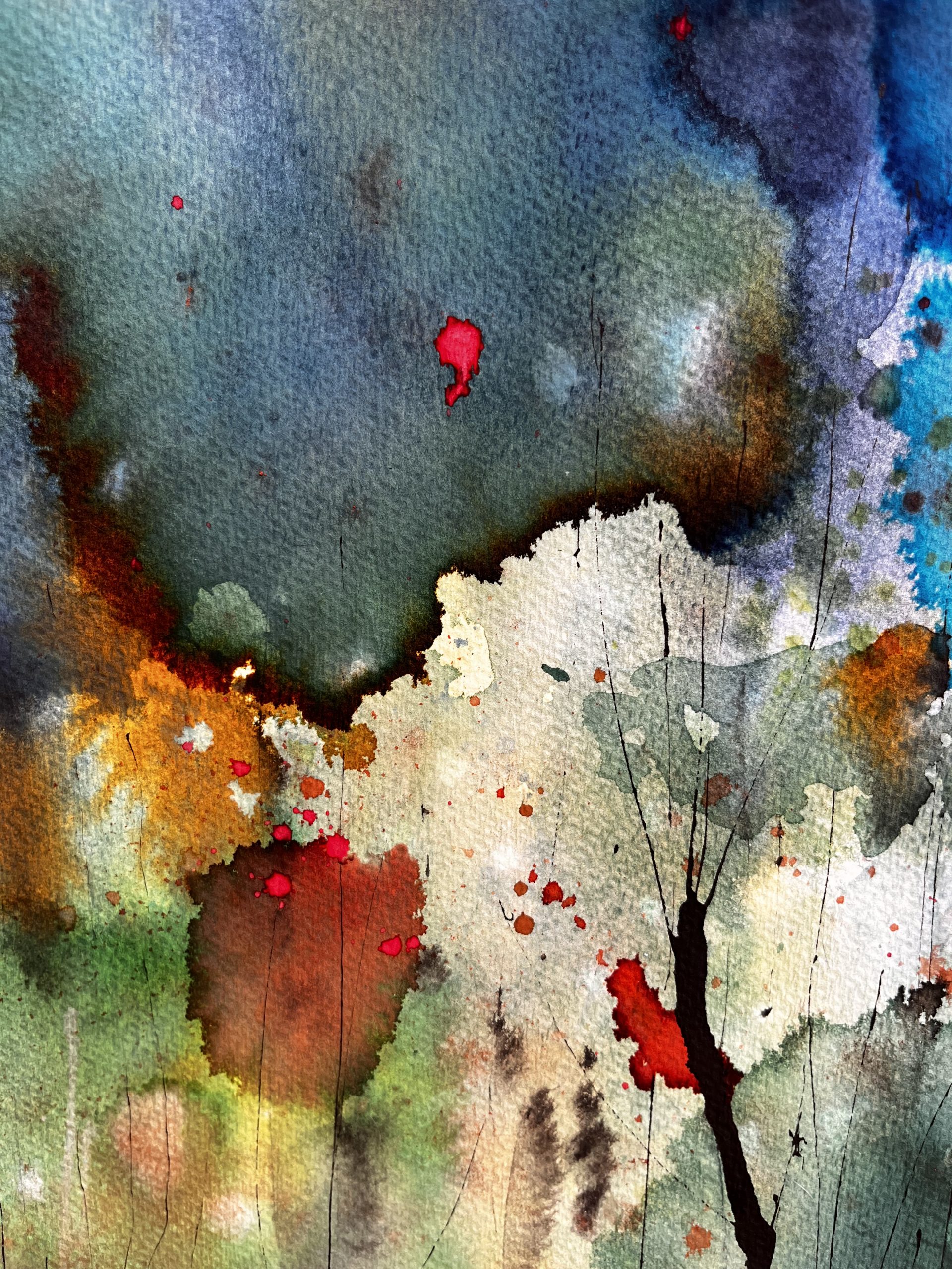 Paisaje abstracto Obra original · 75 × 40 cm - Imagen 4