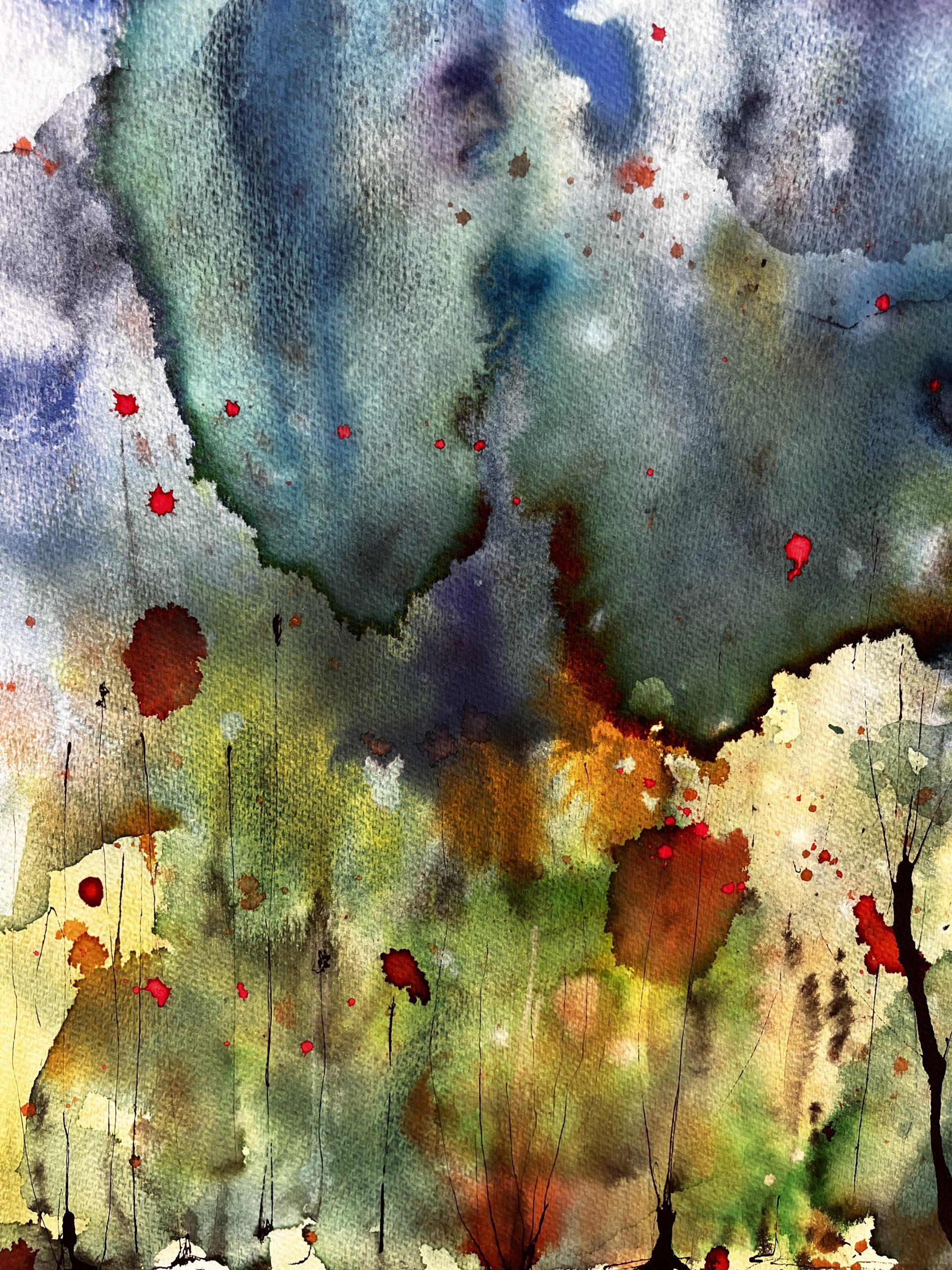 Paisaje abstracto Obra original · 75 × 40 cm - Imagen 3