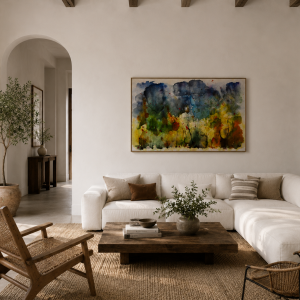Paisaje abstracto Obra original · 75 × 40 cm