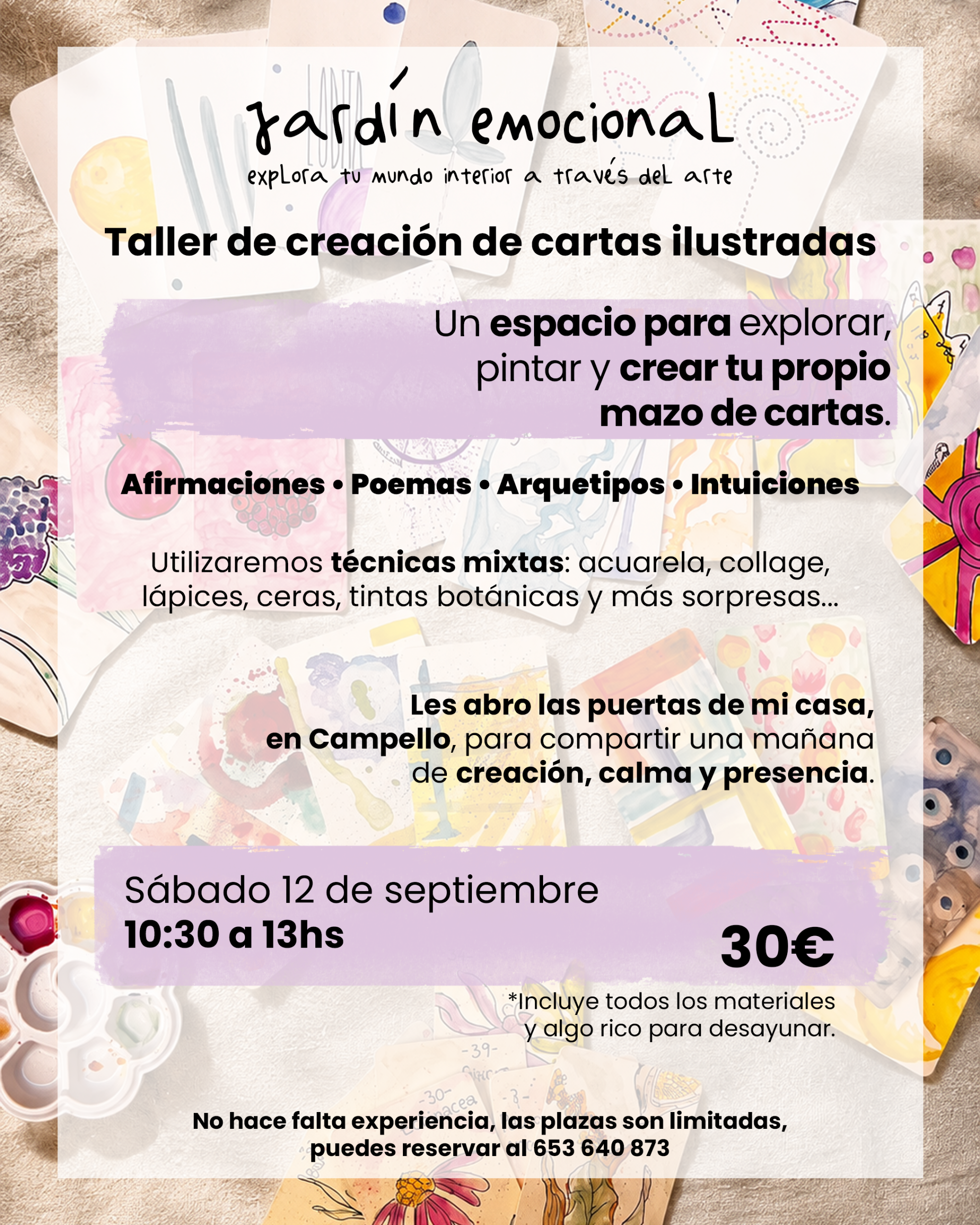 Lee más sobre el artículo Taller de creación de cartas ilustradas – Sábado 12 de septiembre